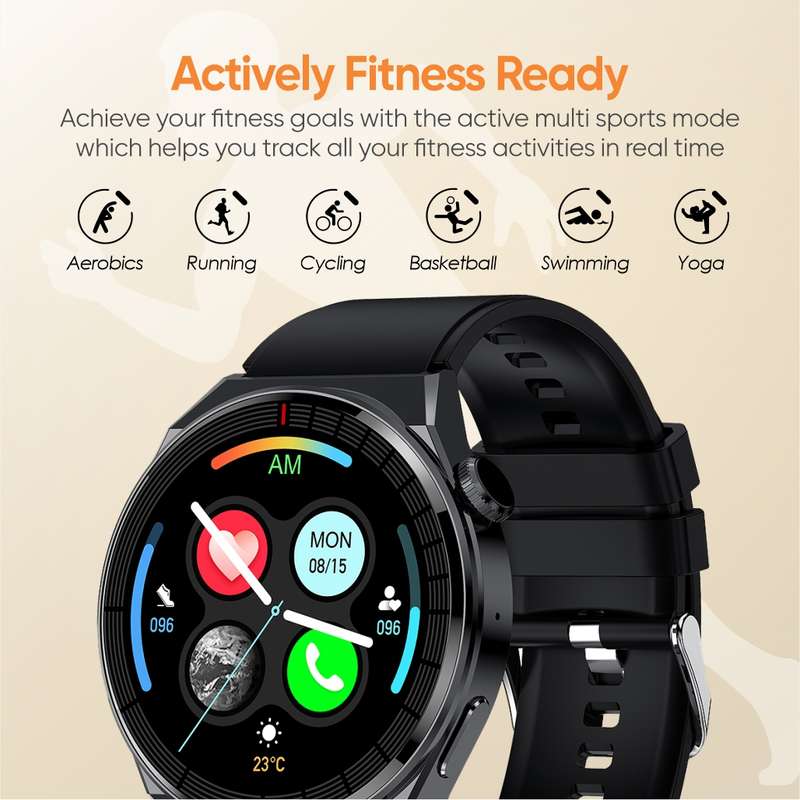 Smart Watch Sports Calling, Wireless Dock