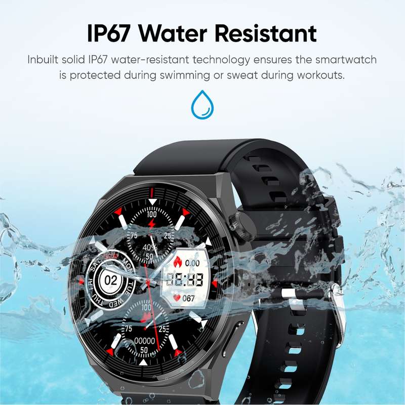 MT310 Smart Watch 2.01 HD IPX68 with BT Calls Sports HR BP BO