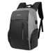 LB210 15 PU + Nylon Laptop Backpack with USB  Grey