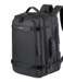 LB310 BACKPACK PU TRAVEL EXPEND BLACK