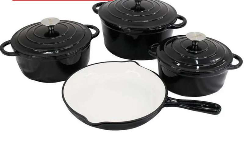 Elevate Your Kitchen with Our Stunning Cast Iron Cookware Set!