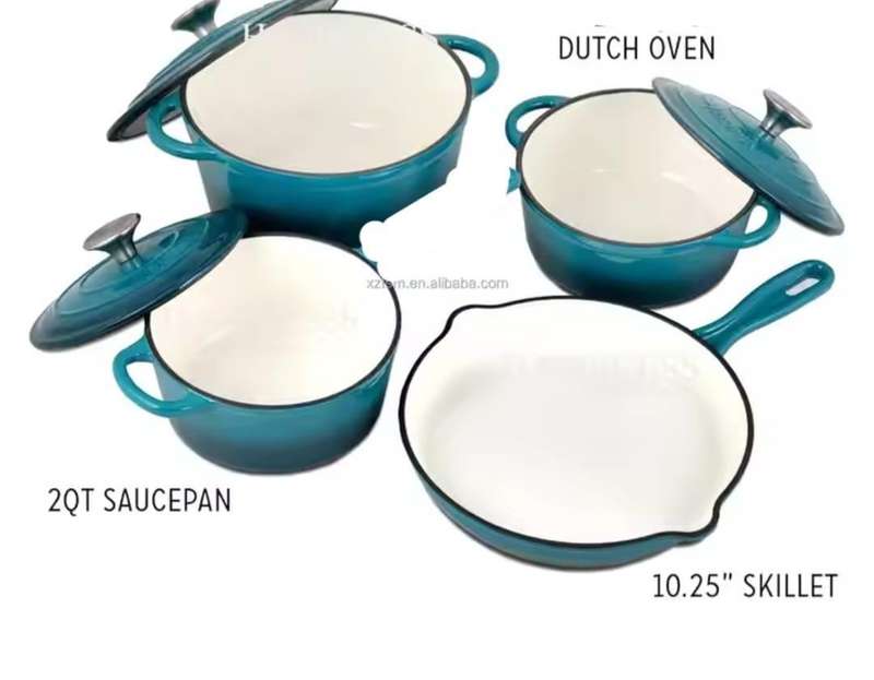 Elevate Your Kitchen with Our Stunning Cast Iron Cookware Set!