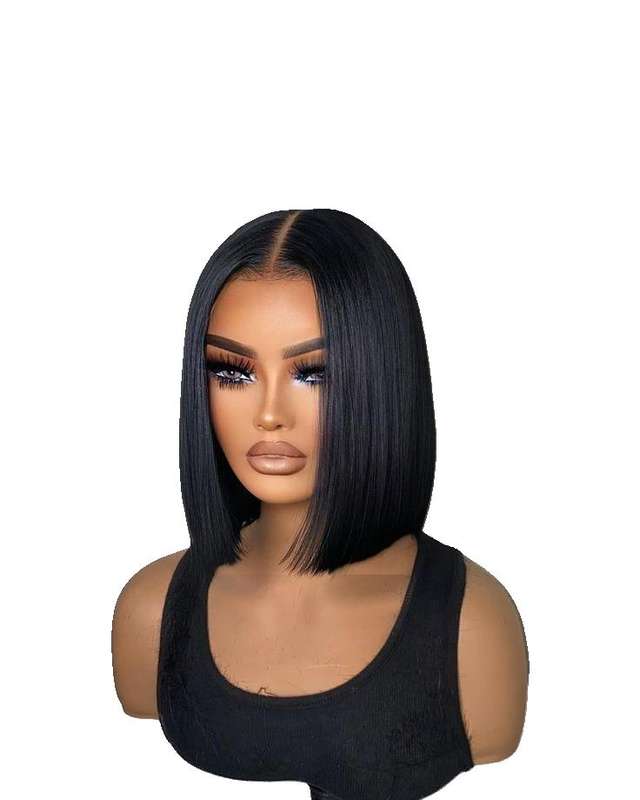 4X4 12 INCH STRAIGHT BRAZILLIAN WIG