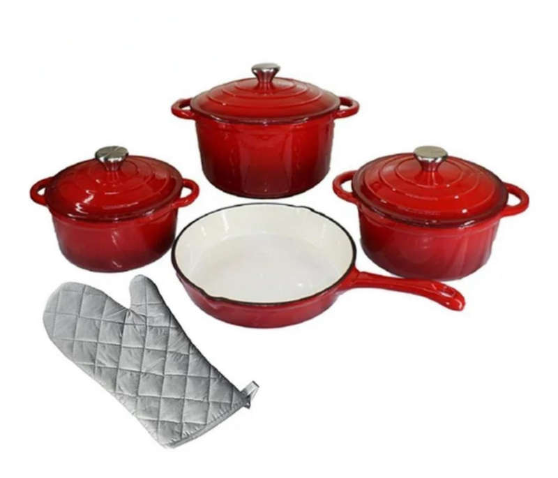 Elevate Your Kitchen with Our Stunning Cast Iron Cookware Set!