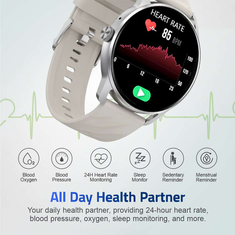 Smart Watch BT Calling, Fitness & Health Tracking