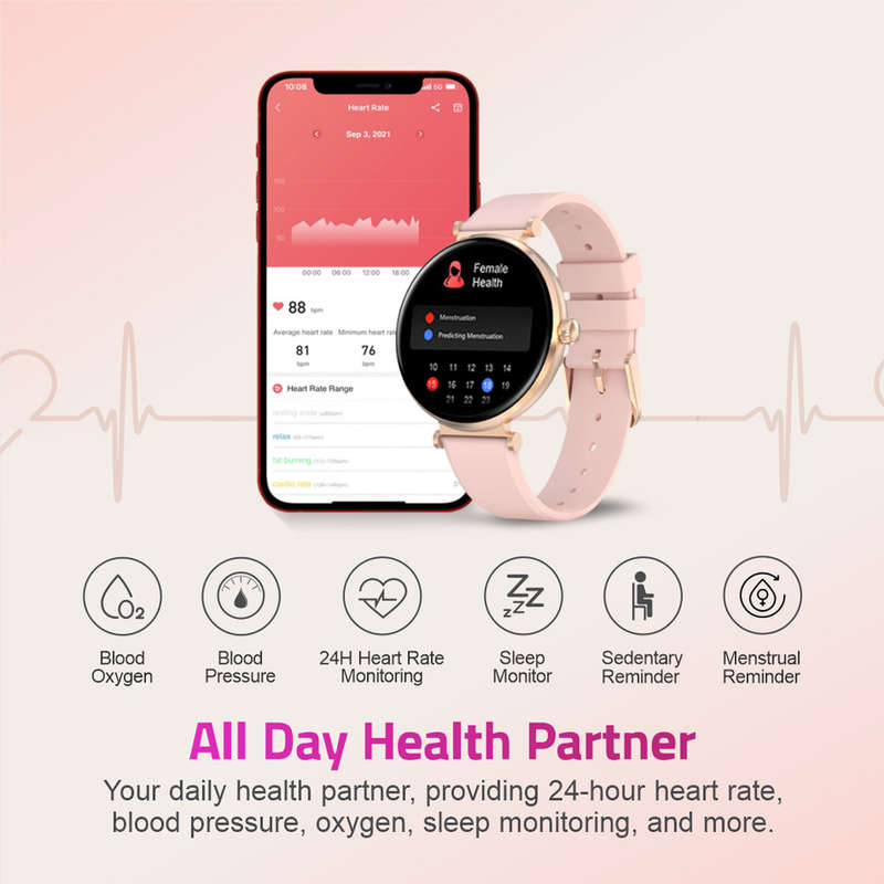 Smart Watch BT Calling, Fitness & Health Tracking