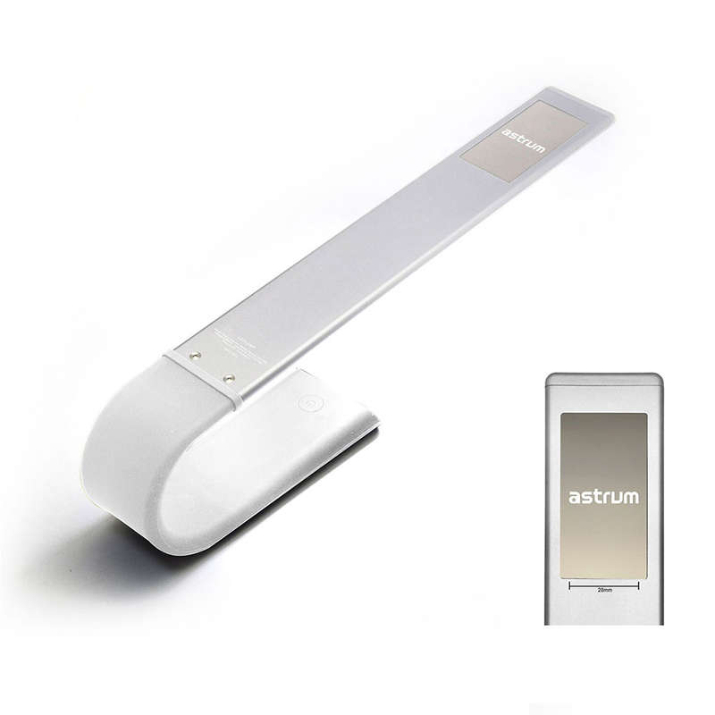NL050 Led Table Lamp Touch Battery  Silver