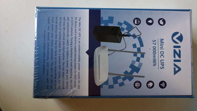 Mini DC UPS ( 5/9/12V ) 57 000mWh For router or switch (Brand new)