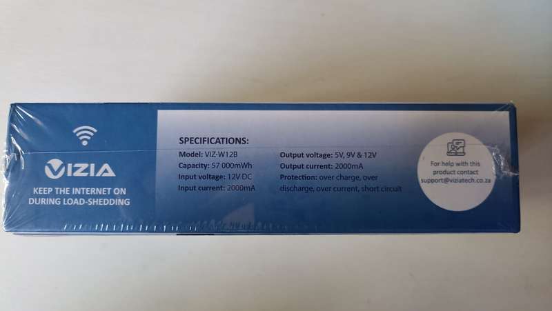 Mini DC UPS ( 5/9/12V ) 57 000mWh For router or switch (Brand new)