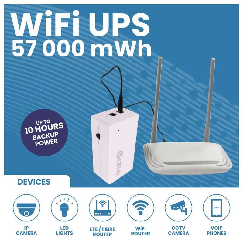 Mini DC UPS ( 5/9/12V ) 57 000mWh For router or switch (Brand new)