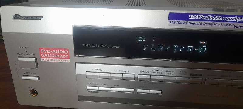 Pioneer VSX-D511 Audio Video Multi Channel Receiver
