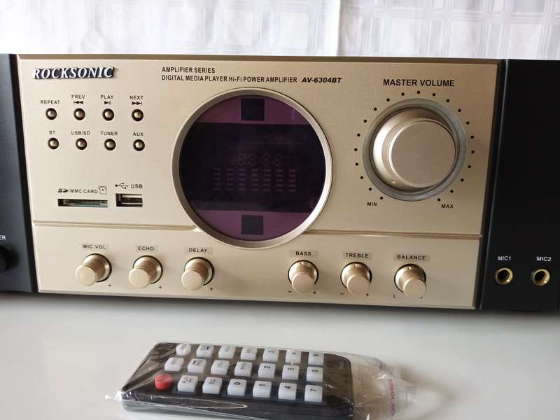 Rocksonic AV 6304BT  Stereo Amplifier