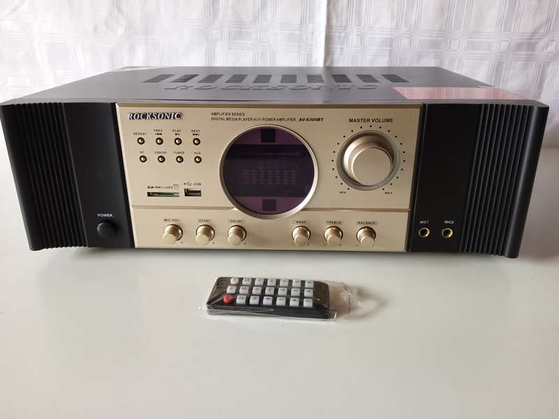 Rocksonic AV 6304BT  Stereo Amplifier