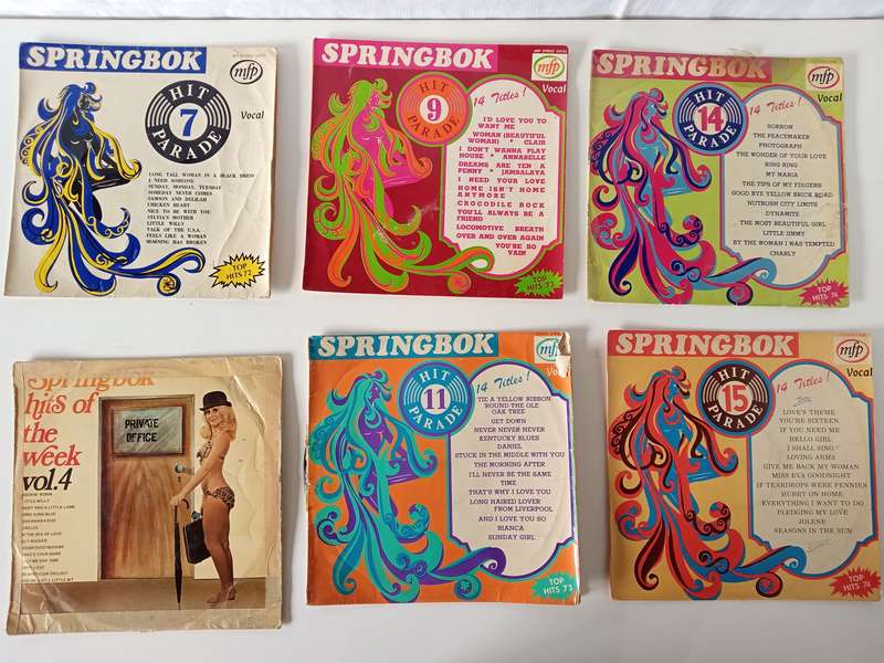 Springbok Radio Hit Songs  22 Vinyl Records Collection