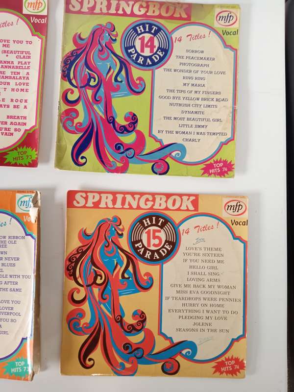 Springbok Radio Hit Songs  22 Vinyl Records Collection