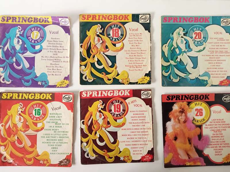 Springbok Radio Hit Songs  22 Vinyl Records Collection