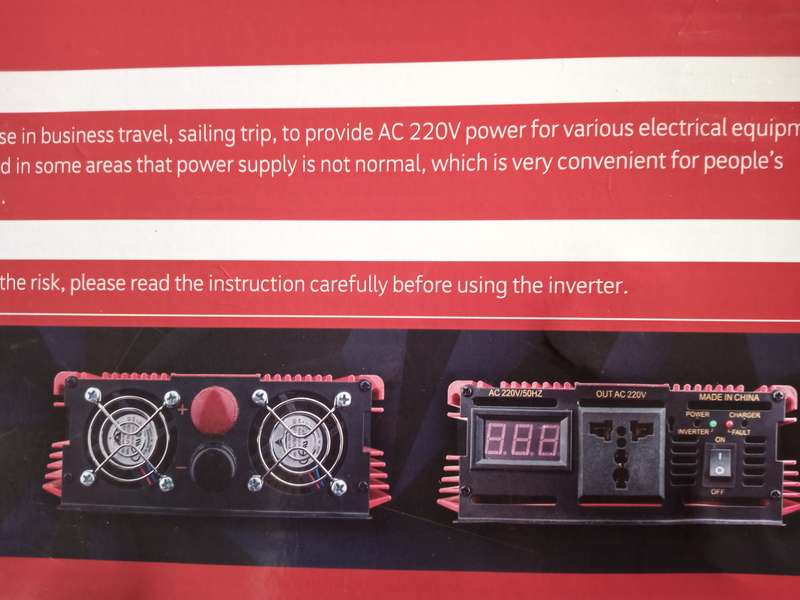 Power Inverter 4000watts  DC 12v to AC220v
