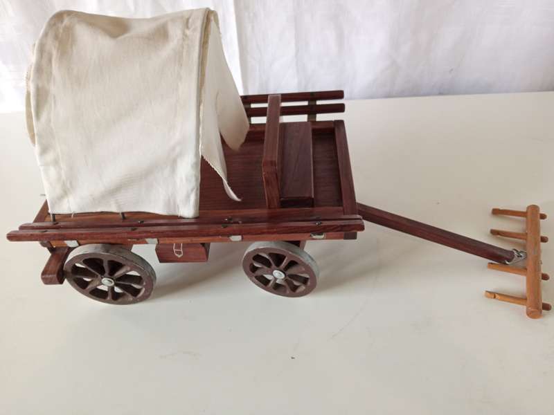 Voortrekker Settlers Wooden 4 Wagons Collection