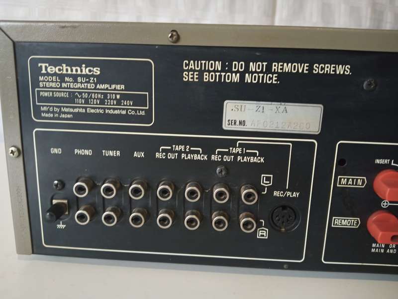Technics SU-Z1 Integrated Stereo Amplifier