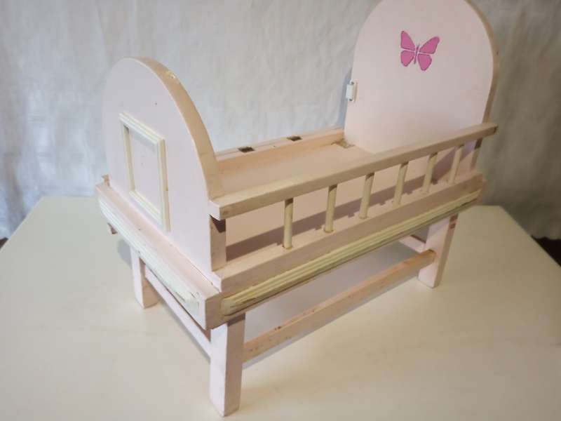 Doll Bed Solid Wood