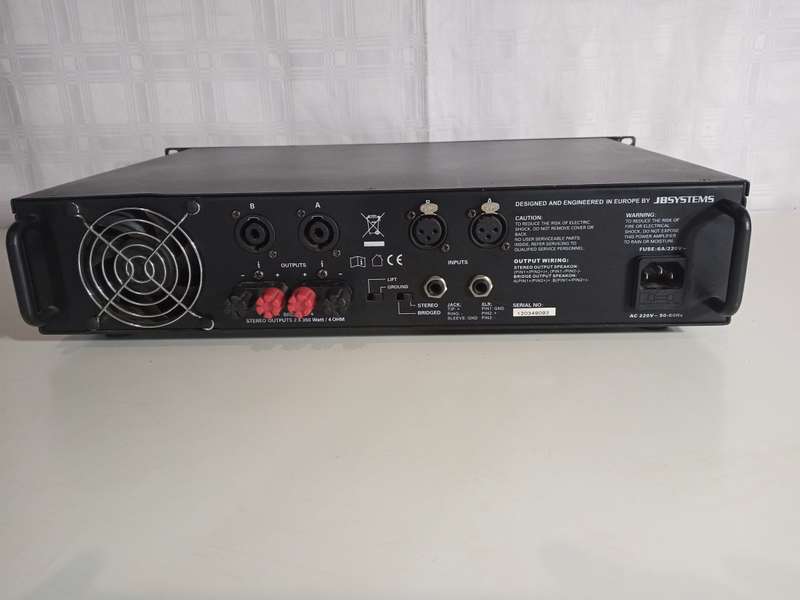 JB Systems VX 700II Power Amplifier