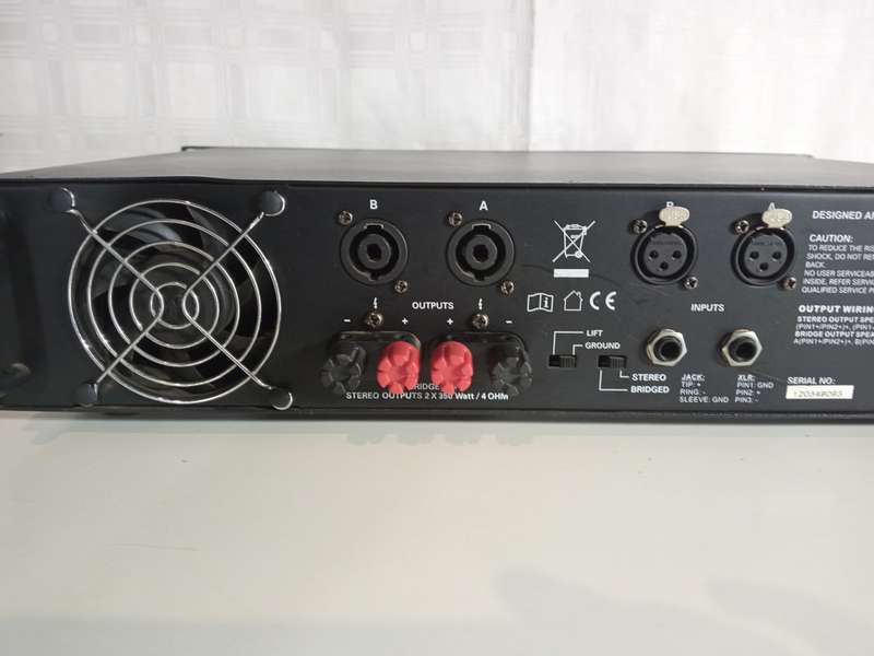 JB Systems VX 700II Power Amplifier