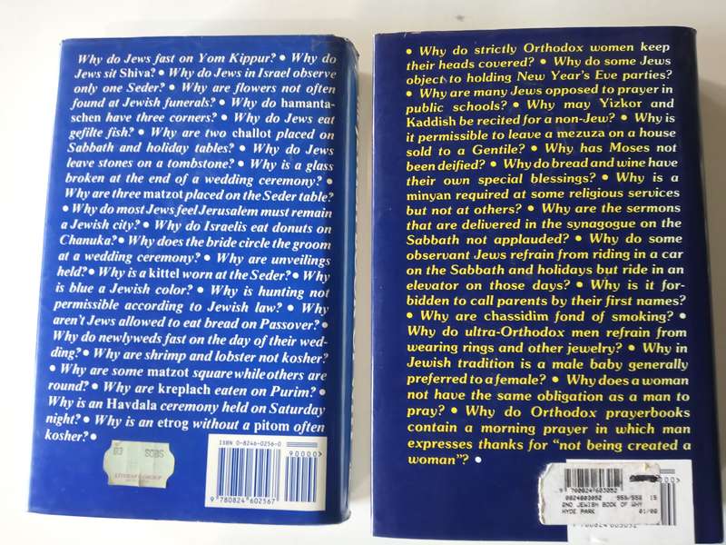 Jewish Book of Why Set Volumes 1 and 2