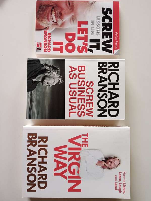 Richard Branson - Screw It, Let's Do It - Screw Business As Usual - The Virgin Way: 3 Books
