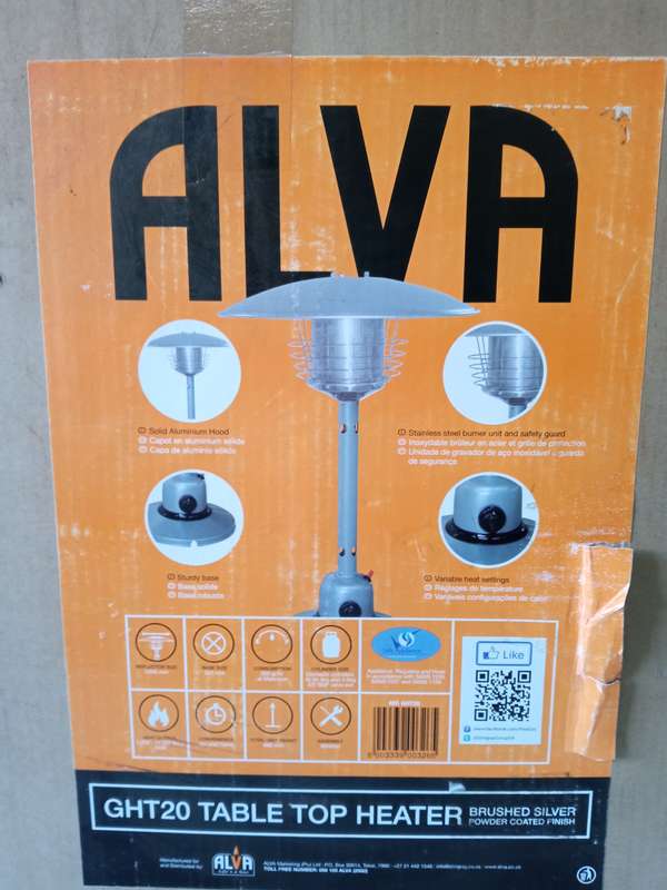 Alva GHT20 Table Top Heater