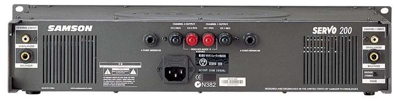 Samson Servo 200 Power Amplifier