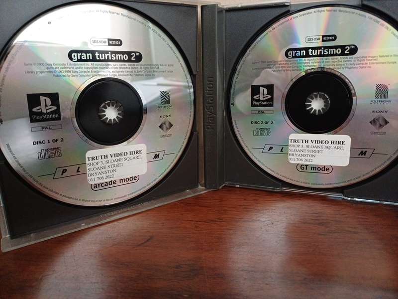 Playstation 1 Gran Turismo 2 game