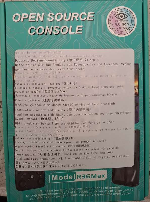 R36max open source console