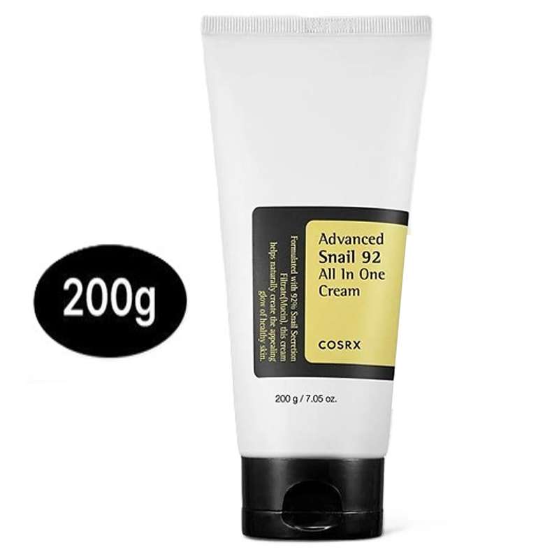 COSRX Advanced Snail 92 All in One Cream 200g Tube, Anti-Aging Moisturiser, Korean Skincare