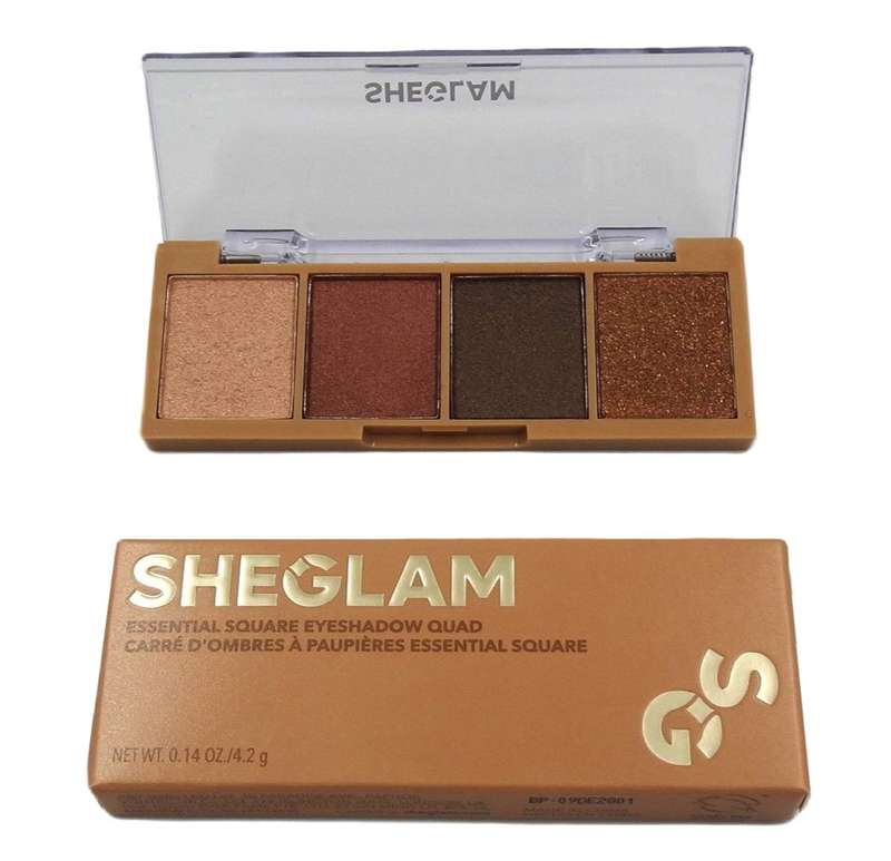SHEGLAM Essential Square Eyeshadow Palette Quad - Serendipity