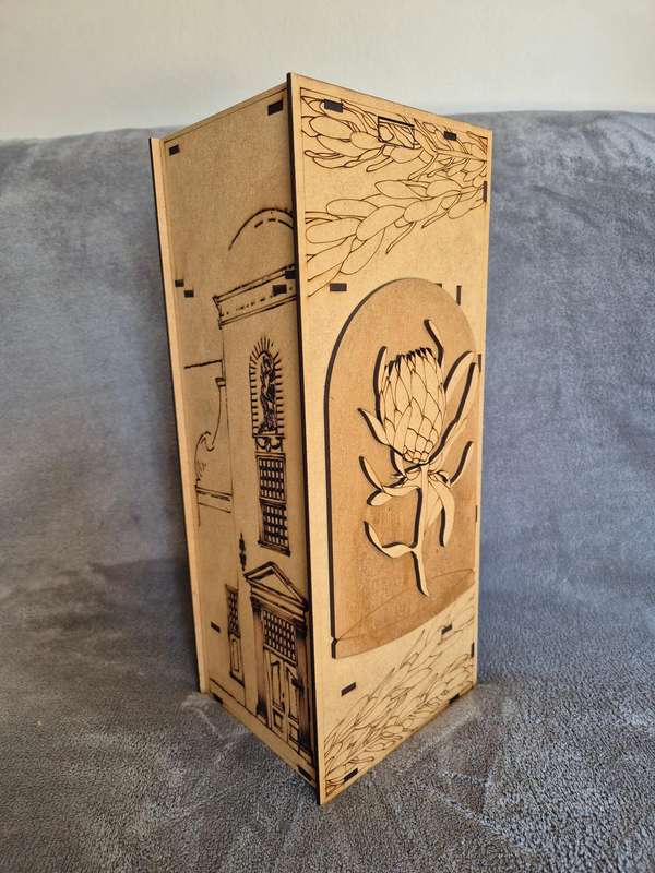 Wine Puzzle box