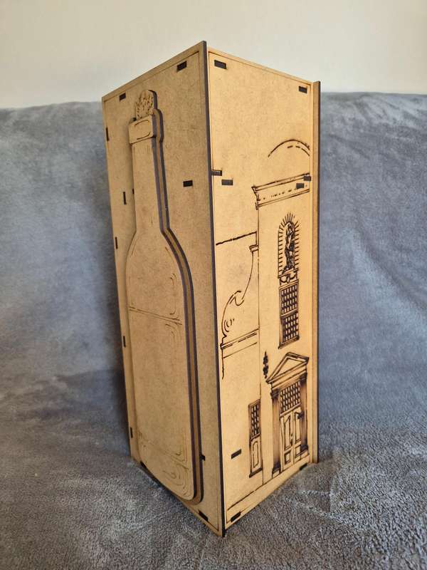 Wine Puzzle box