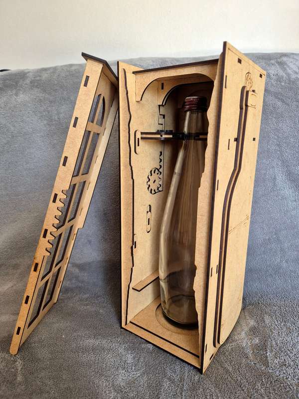 Wine Puzzle box