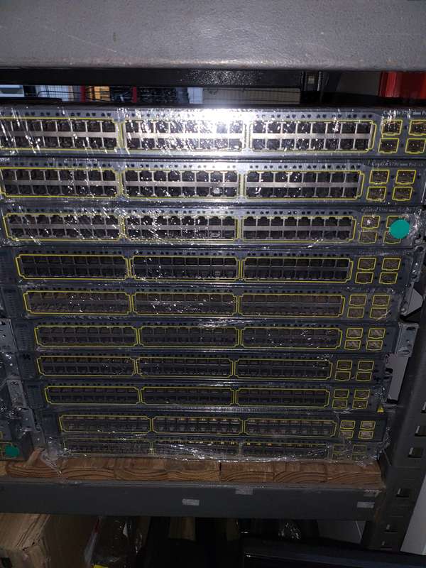 WS-C3750-48PS-E - Catalyst 3750 48 10/100 PoE + 4 SFP- Ethernet Network