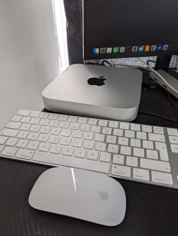 Mac Mini M1, plus Full Apple Keyboard with Touch ID, plus Magic Magic Mouse