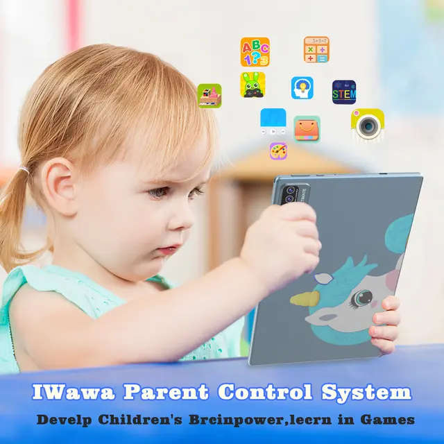 10-Inch Unicorn Educational Tablet for Kids
