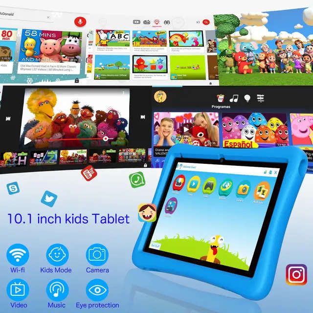 10-Inch Unicorn Educational Tablet for Kids