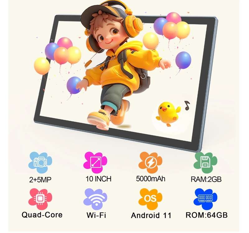 10-Inch Unicorn Educational Tablet for Kids