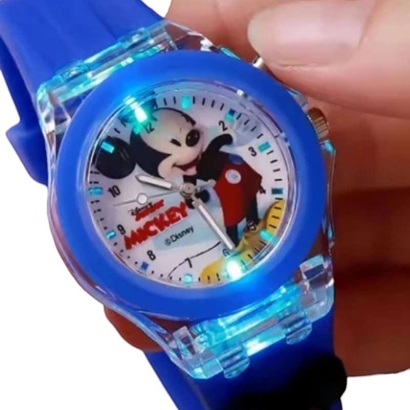 Mickey Kids Analogue Quartz Watch - Cartoon Design