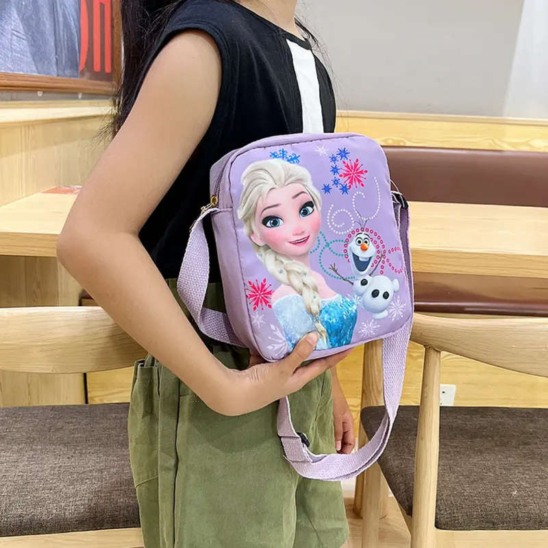 Disney Elsa Princess Crossbody Bag for Girls - Sparkly Frozen Theme
