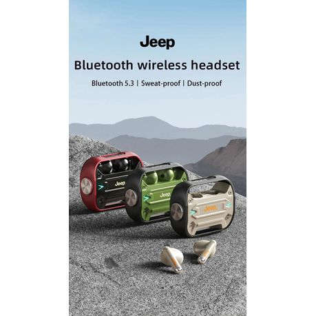 JEEP - EW001 - Sweatproof Wireless Earbuds with Sensitive Touch - Green