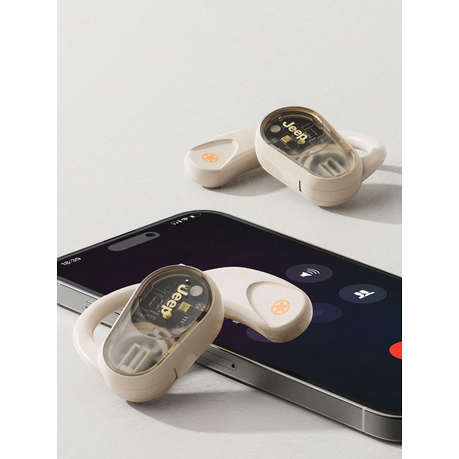 JEEP - EC016 - Hybrid Technology Earbuds with 360 Surround Sound - White