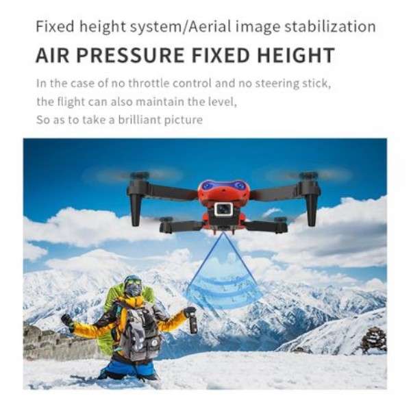 E99 Pro - Brushless Drone With 360 Degree Stunt Show - White