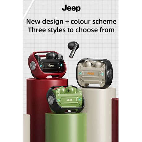 JEEP - EW001 - Sweatproof Wireless Earbuds With Sensitive Touch - Beige