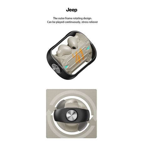 JEEP - EW001 - Sweatproof Wireless Earbuds with Sensitive Touch - Green