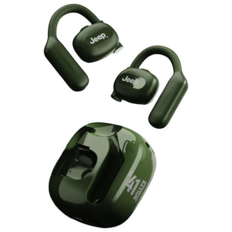 JEEP - EC009 - Hybrid Technology Earbuds with HiFi Stereo Sound - Green